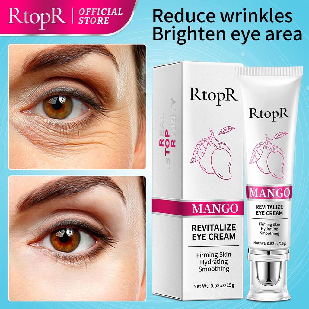 RtopR Mango Eye Cream Anti-puffiness Dark Circles Moisturizing And Moisturizing Around The Eyes Anti-Aging And Firming Around The Eyes