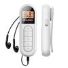 FM Radio Backlight LCD Display Personal Walkman Radio with 3.5mm Headphones Type-c Charging 76-108MHZ for Walk Jogging Camping