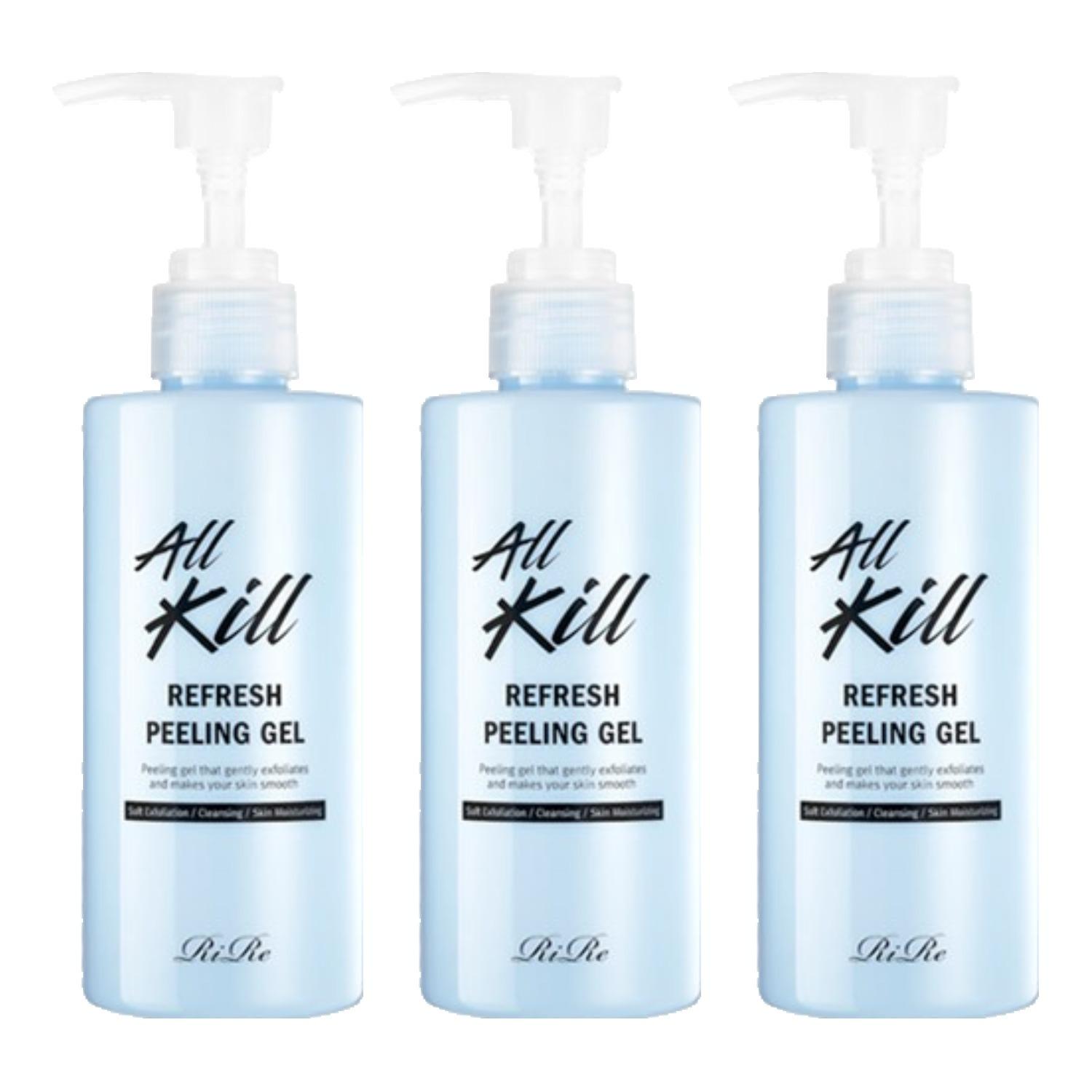 

RIRE All Kill Refresh Peeling Gel Gentle Exfoliating & Brightening Face Scrub 190ml (Pack of 3)