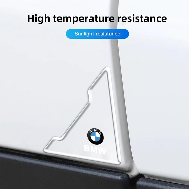 CTCE1 2/4Pcs Car Door Corner Protector Stickers Decoration For BMW Performance E46 E90 E60 F20 X1 F10 F30 X3 E70 E39 E36 E87 X7 E92