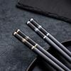 Shuangshihui Japanese Style Alloy Chopsticks Set