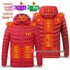 Dual-Control Hooded Heated Jacket with Three-Speed Intelligent Temperature Heating