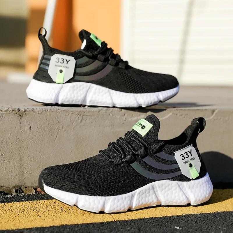Women's Lightweight Sports Shoes High Quality Trend Brand Breathable Comfortable Shoes Versatile Commuting Mesh Vulcanized Shoes
