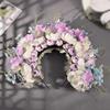 Elegantes Blumenstirnband aus Seide, wunderschönes Haarband mit Blumen, schönes Blumen-Haarband, Haarschmuck