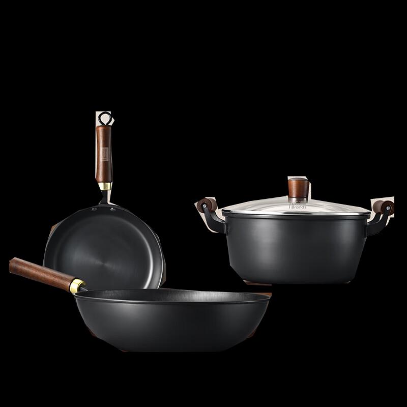Corning Zero-Coating 3-Piece Iron Cookware Set 3-Piece Set