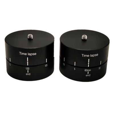 Tool Parts 60min Panning Rotating Time Lapse Stabilizer Tripod Adapter 1//4 Photography Aluminum Panning 360 Degree Timing Rotating Color: Red