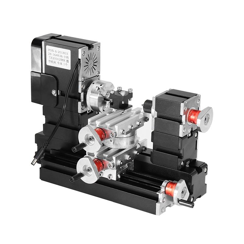 12V DC 60W 12000rpm Milling Machine Mini Metal Rotating Lathe DIY Woodwork Wood Lathe Model Making Tool Kit