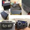 Schwarz Grau Lautsprecher-Gewebe Länge 1/2M Marine Boden-Schutzabdeckung Subwoofer Kofferraumauskleidung