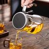 YIHUTEA Magnetic Glass Easy Brew Tea Pot