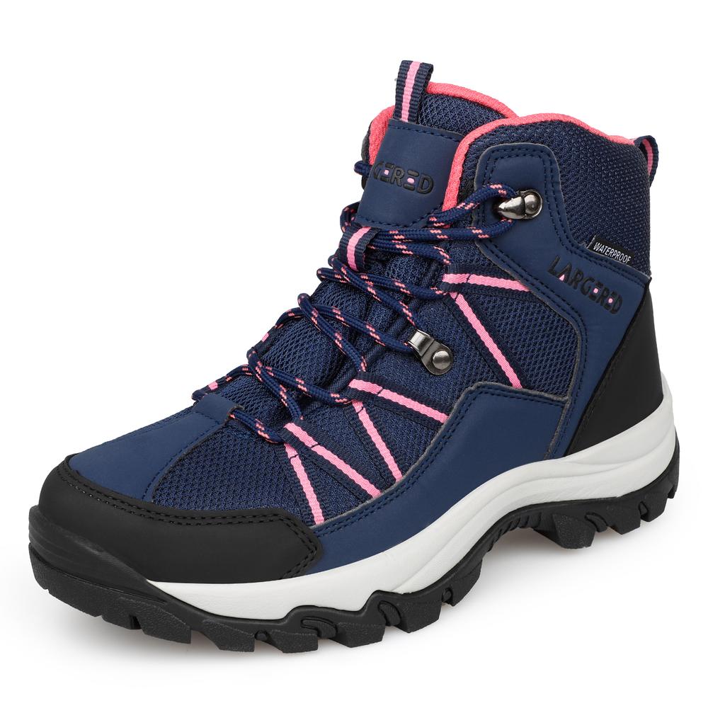 LARGERED Women's Waterproof Lightweight Trekking Hiking Boots Non-Slip Breathable Outdoor Shoes Winter Size 37-42 EU