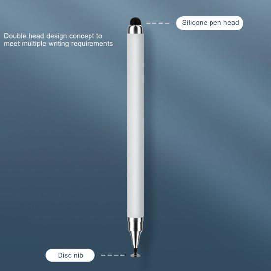 Stylus Pen 2 in 1 Double Headed High Sensitivity Replaceable Nib Precise Drawing Universal Tablet Smart Phone Touch Stylus Office Working