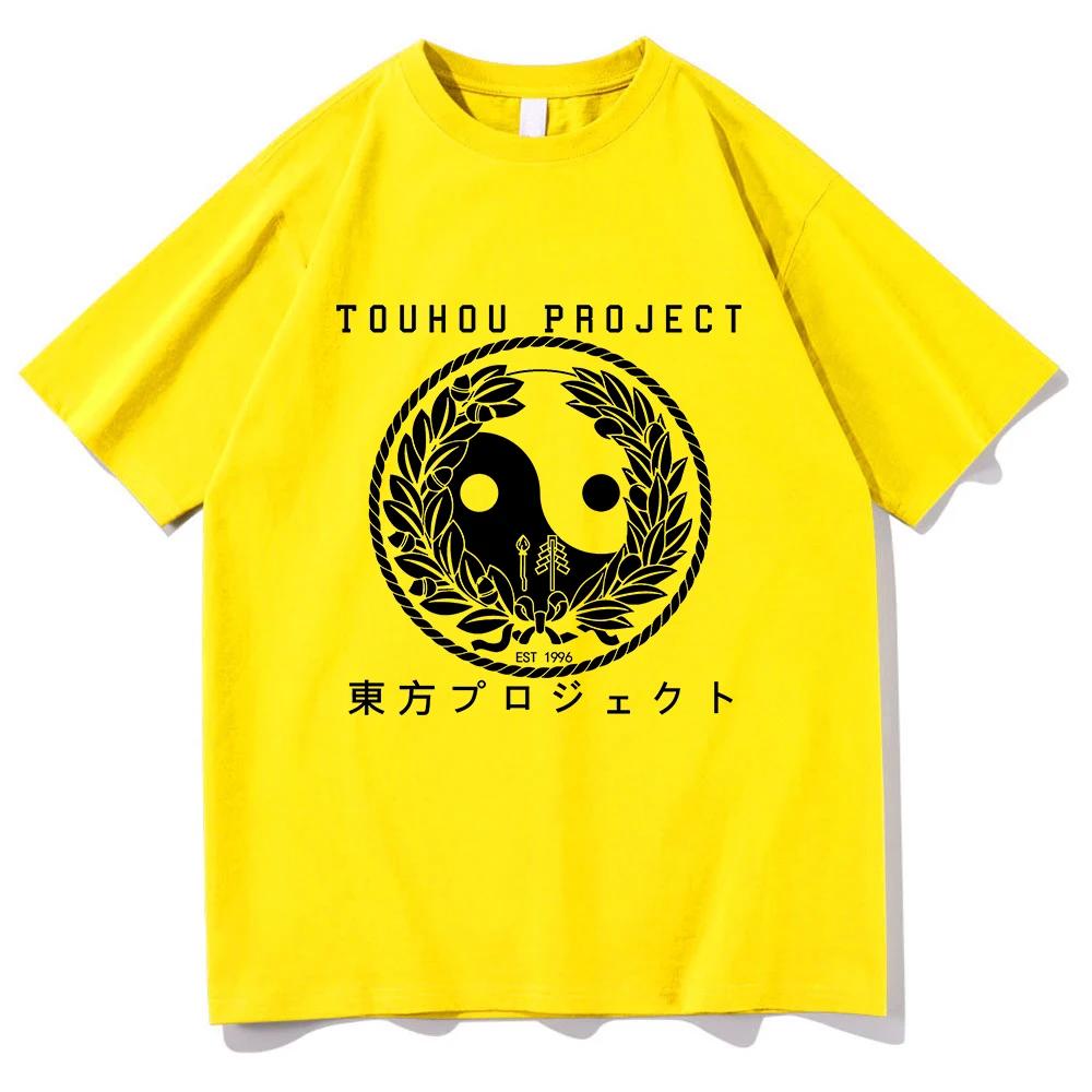 Anime TouHou Project Welcome Hell Tshirt 2025 women Clothing Harajuku Clothes Summer Tops Unisex Graphic T Shirts