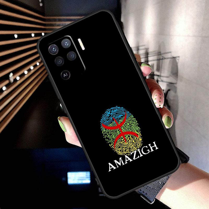 Amazigh Symbol Berber Academy Case For OPPO A96 A76 A16 A94 A74 A54 A53 A57 S A15 A52 A72 A93 A5 A9 A31 A17 A77 A78 Coque