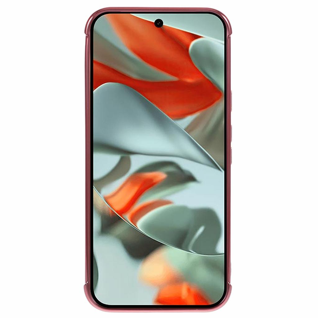 Für Google Pixel 9 Pro XL Hülle Kompatibel mit MagSafe Galvanisierte TPU Handyhülle Hohle Liebesherzen