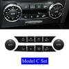 Central Console Air Conditioning Volume Key Heater AC Button Accessories For Mercedes Benz C GLK Class W204 X204 C180 C200 C300