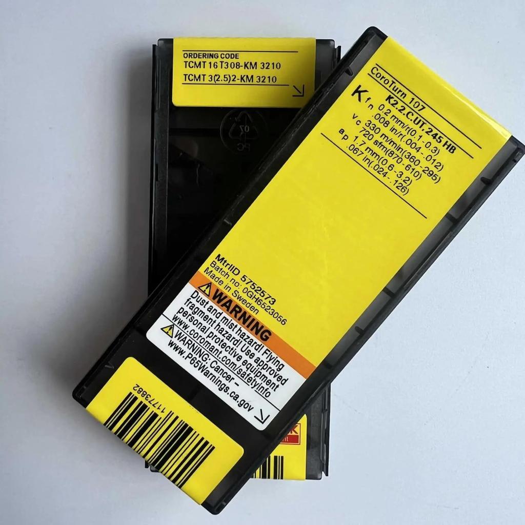 Original Sandvik / TCMT16T308-KM 3210 / CNC lathe carbide blade 10 PCS