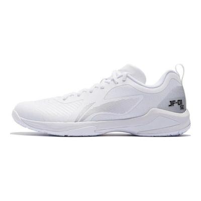 Li Ning Speed SE Profissional Confortável Versátil Antiderrapante Absorvente de Choque Cano Baixo Sapatos de Badminton Unissex Sapatos Branco AYZS018-4