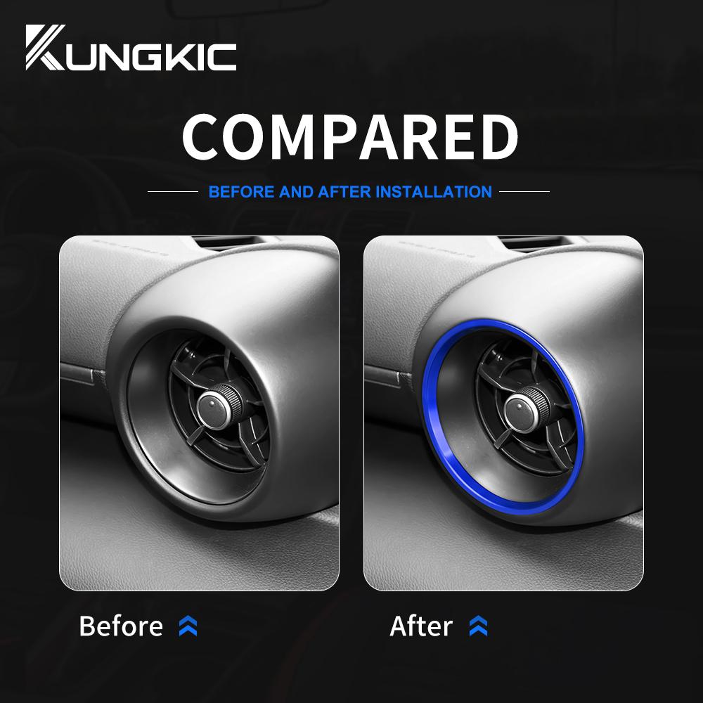 For Subaru BRZ/ Toyota GR86 2025 2025 2025 2025 AC Air Cover Condition Vent Outlet Inner and Outer Ring Replacement Accessories