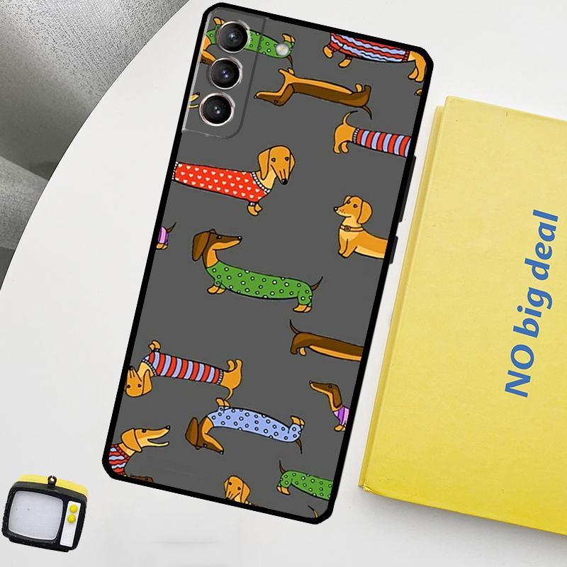 Dackel Hund Handyhülle Für Samsung Galaxy S25 S26 Ultra S21 S22 S23 S24 Ultra S10 S20 Plus S25 FE Hülle