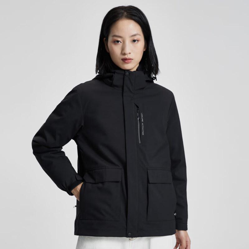 FENGXUN Winter 3-in-1 Outdoor-Jacke für Paare mit herausnehmbarem Daunen-Innenfutter