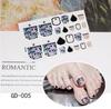 22 Tips Summer Hot Stamping Laser New Manicure Sticker Foot Nail Sticker