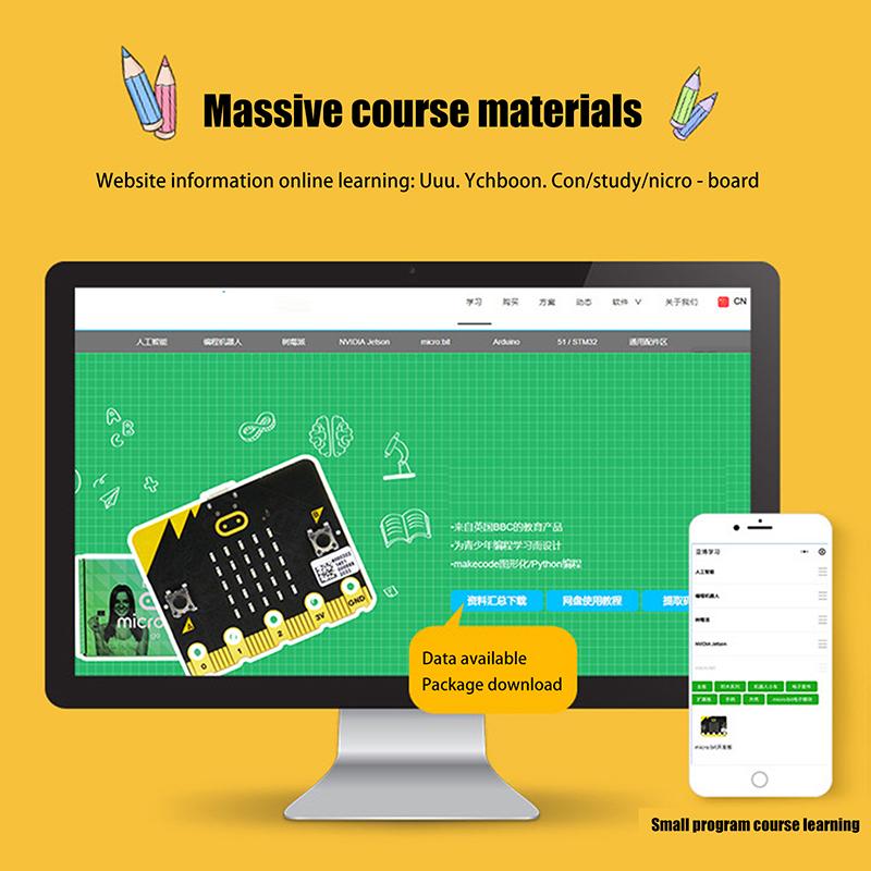 Micro:Bit V2 Micro Bit Go Edition Bbc Microbit Pro Děti Kutilská Vývojová Deska Bbc Microbit V2.0Deska