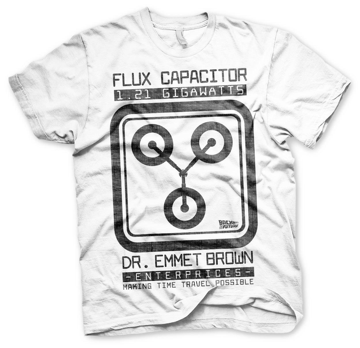 Licence Officielle Back To The FutureFlux Condensateur Homme T-Shirt Ru XXL M