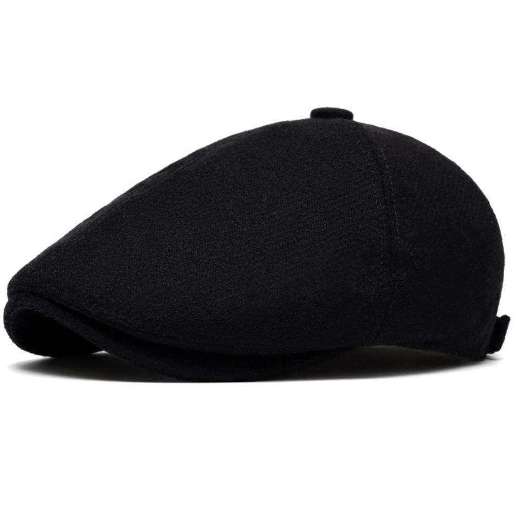 HT4975 Berets Autumn Winter Wool Hats for Men Women Artist Painter Beret Hat Adjustable Flat Cap Male Female Octagonal Beret Cap