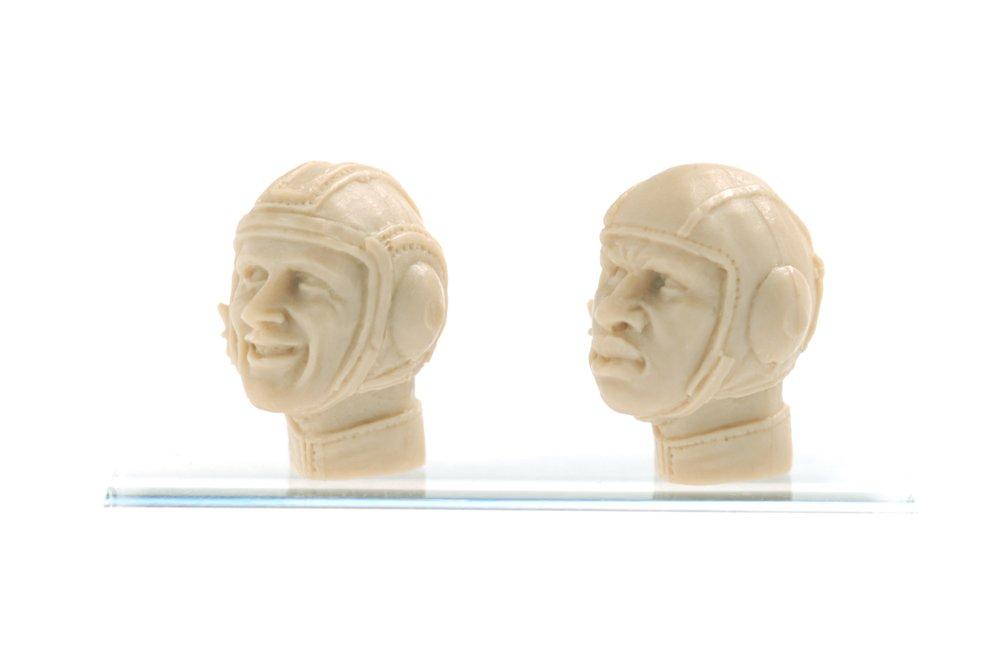 Brick Works Maschinen Krieger Mercenary Army Male Head Parts Garcia Private First Class Big Scale Resin Cast Assembly Kit "Sergeant & Man" 1/20