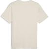 Puma Logo Print Round Neck Breathable Short Sleeve T-Shirt Men Tops Beige 621980-87