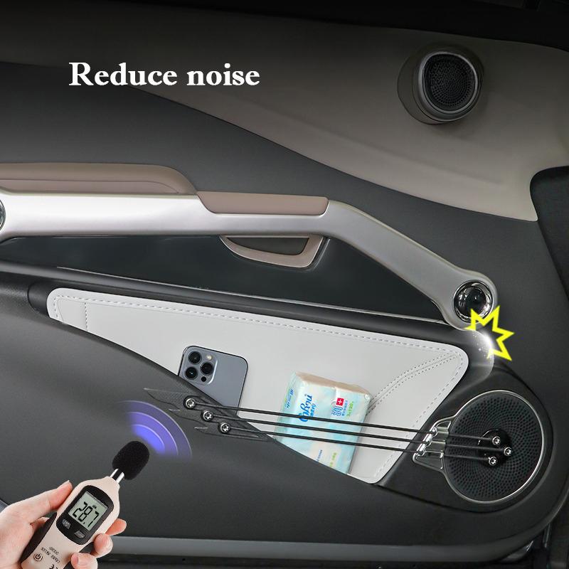 For BYD Yuan Plus 2026-2026 Car Door Slot Storage Box Leather Door Protective Cover Water Proof Barrel Interior Accessories