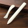 2Pcs Leather Craft Bone Folder Smooth Edge Scoring Creasing Tool Durable Leather Working Accessory for DIY Handmade Leather Projects