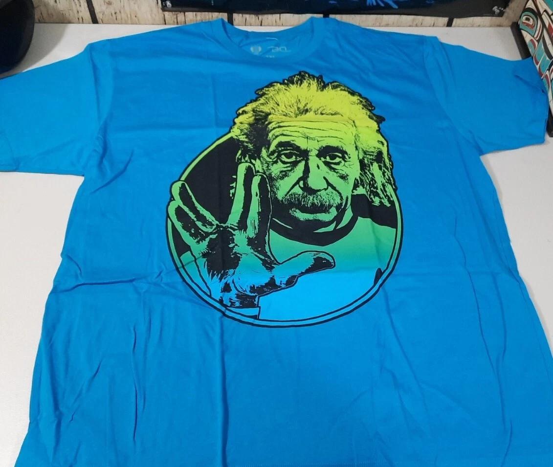 Official Albert Einstein Star Trek T Shirt 2XL 4XL
