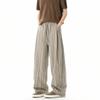 Sommer neue alte Geldstil gestreifte High-End Kordelzug lässige Hose Herren vielseitig locker fallend gerade Weiter Bein Hose