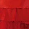 Striped Bow Christmas Dresses for Girls Elegant Fluffy Tulle Cosplay Costumes Party Girls Princess Red Xmas Dress Birthday Gown