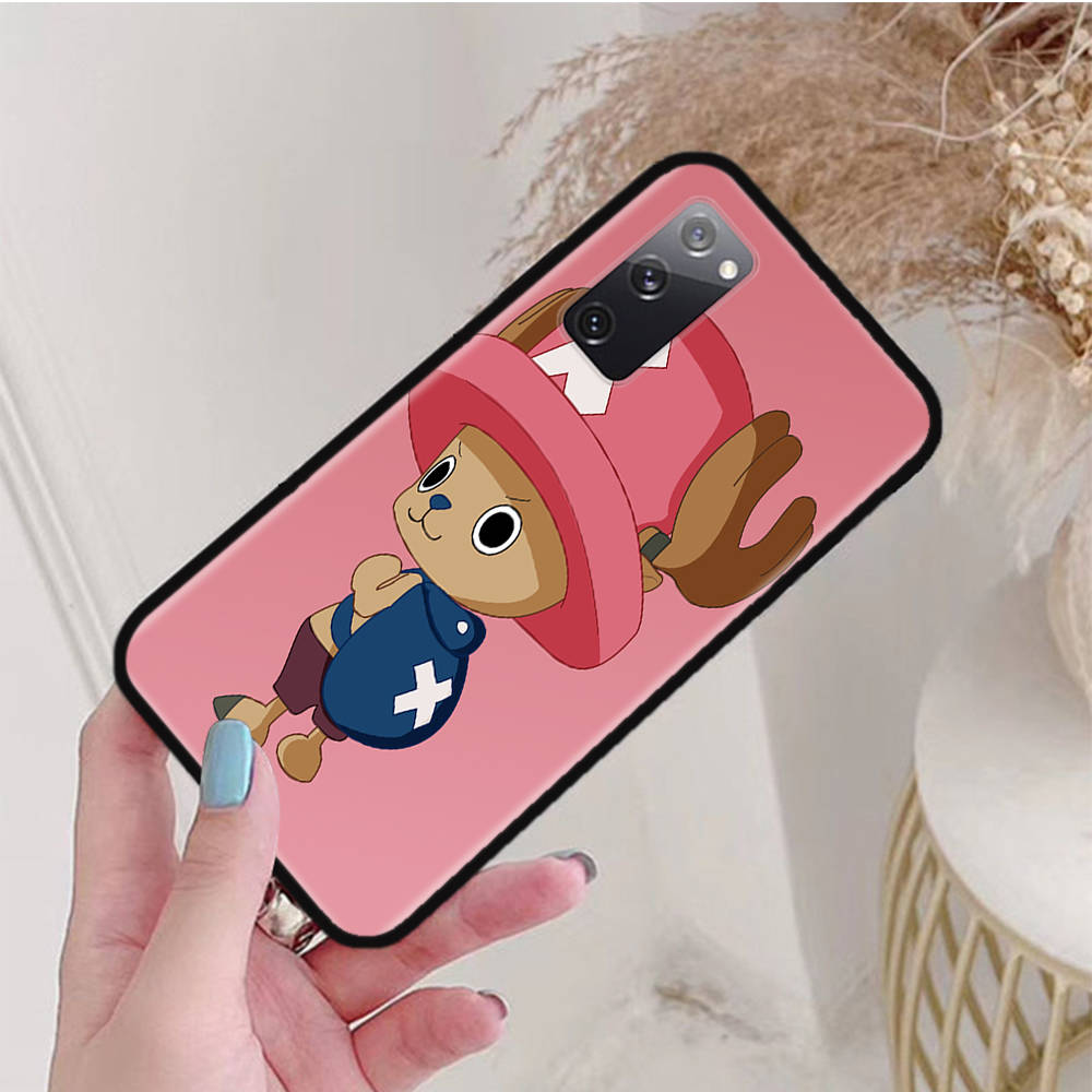 

Черный чехол для iPhone 16 15 Plus 14 13 12 11 Pro 8 6 SE XR XS Max P30 Nova 5T Y5P Y6 Y7 Y8P Y9 Realme C30 C33 C31 W-76 One Piece Chopper iPhone 13 капри