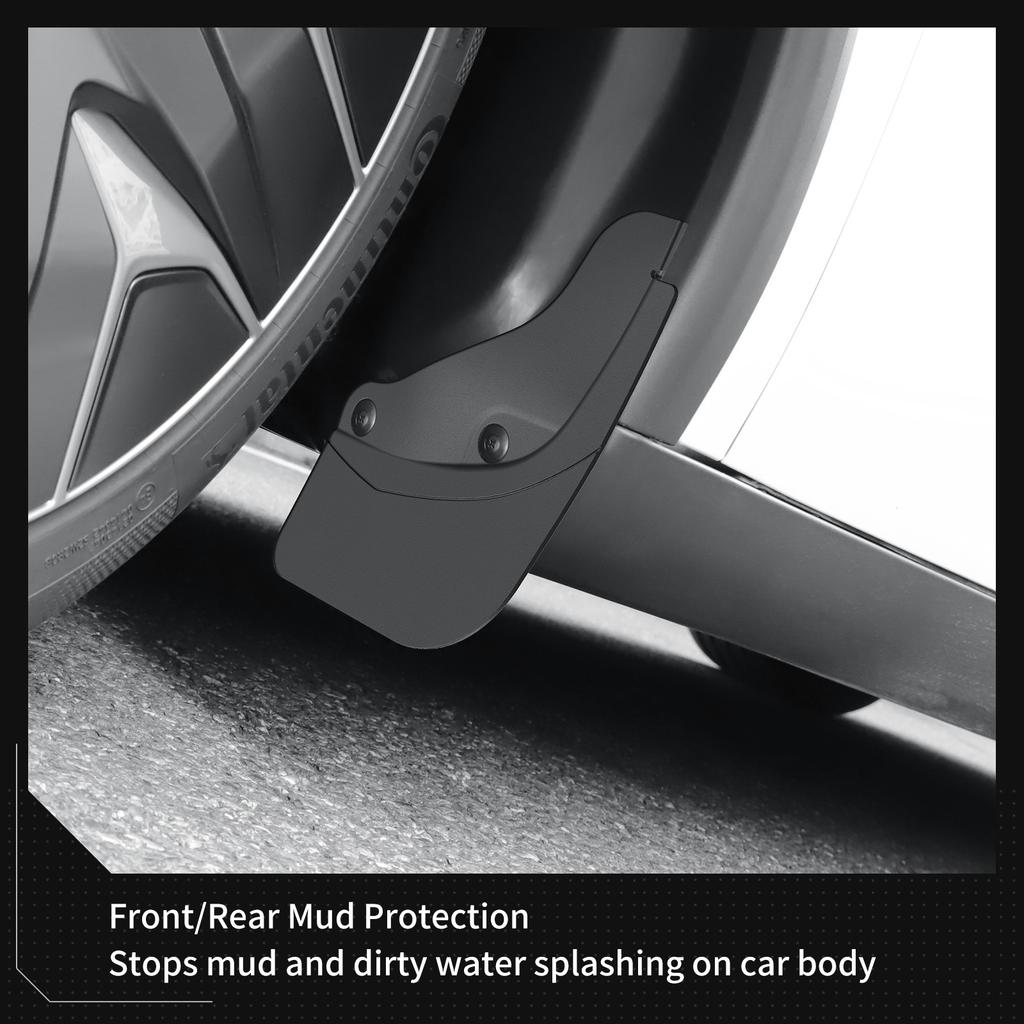for Tesla Model YL 2025 2026 Rear Wheel Mud Flaps Car Modification Accessories Splash Guard Mud Fenders Kit 4Pcs