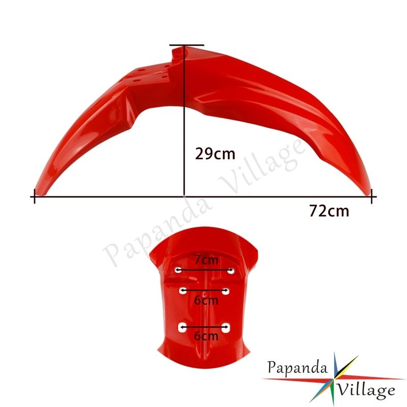 Motocross Racing Enduro Front Mudguard Plastic Fender for Honda CRF250R CRF450R CRF 250 450 R RX 2017-2020 Dirt Bike Mud Guard