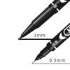 9pcs/set Twin Tip Permanent Art Marker Pen Double Headed Oily Waterproof Ink  Black Blue Red 0.5mm 1mm Drawing Logistics Glass
