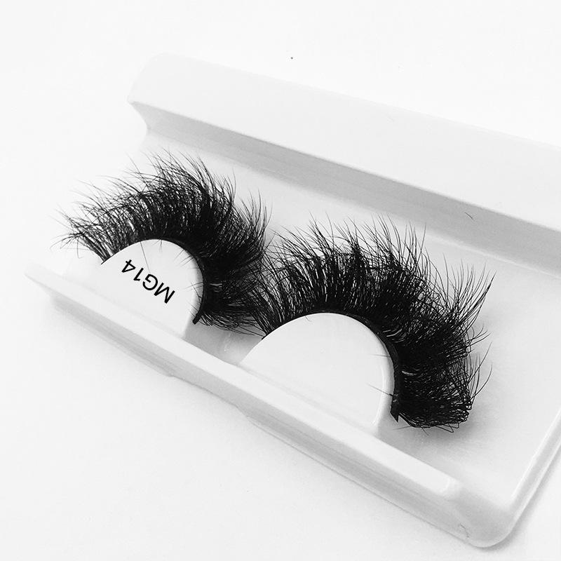 8D False Eyelashes 1 Pair Of Simulated Natural Thick Curled Grafted Eyelashes