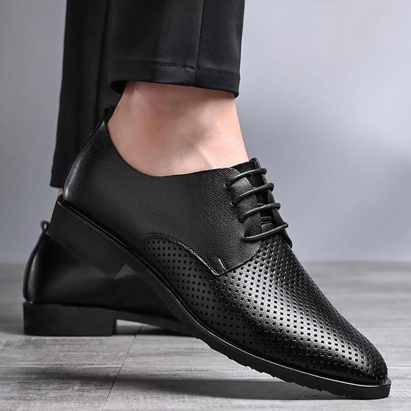

Office Men s Formal Shoes Black Spring Autumn Elegant and Classic 39 New High Quality Fashion Italian Footwear Social Shoe Male 37