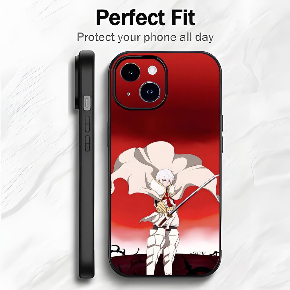 Mutige Aktion Japanischer Anime F-Fire Force Handyhülle Handyhülle Weiche Verpackung Leicht Für iPhone17 16 15 14 13ProMax