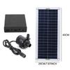 10-50W Solar Water Pump Garden Decoration Mini Water Pump Watering System Solar Panel Pump with Adjustment Switch Kits for Pond