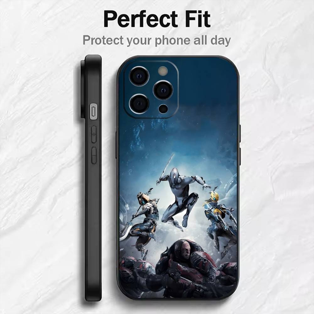 

Game W-Warframe High-definition Printing Phone Case For iPhone17,16,15,14,13,12 Plus,Max Soft Silicone Black Cover iPhone13PRO