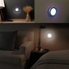 AMIR Motion Sensor Light, LED Night Light with 3M Tape and Magnet, Indoor Use, Wireless, Compact (Silver)
