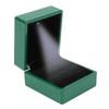 LED   Box Luxury High Gloss Finish Jewelry Display Engagement   Box with Light for Proposal Wedding