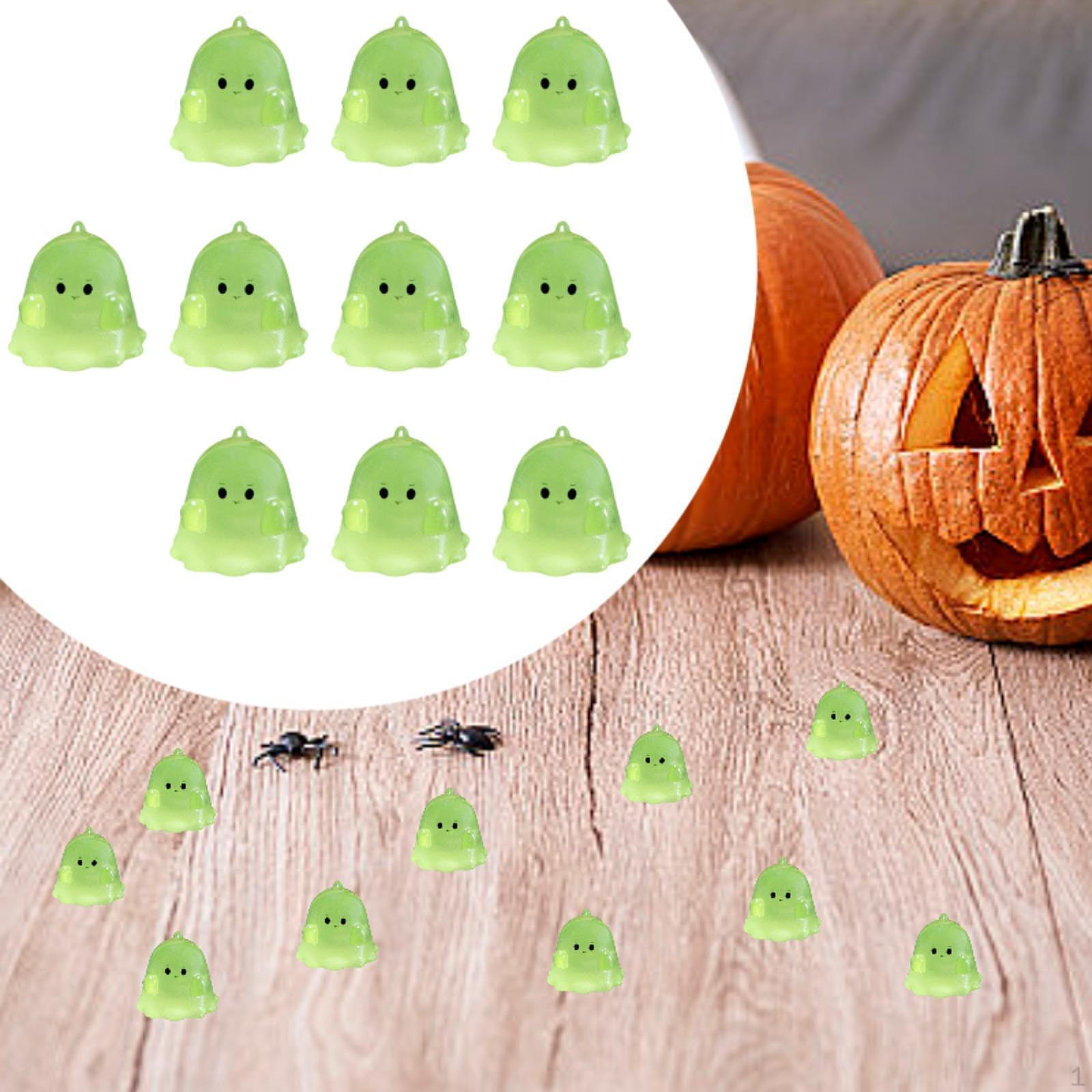 

10 Светящихся Миниатюрных Фигурок Животных для Домашнего Декора и в Подарок 2.5x2.2 cm_Green Dragon