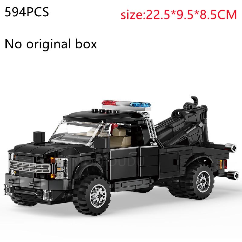 F450 LKW Kreative Bausteine, Stadt FH16 Anhänger Schmuck Montage Modell Spielzeug für Kindergeschenke