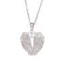 Women Necklace Irregular Shape Stone Tassel Faux Jade Safe Lock Pendant Vinatge Ethnic Style Adjustable Extended Length