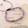 Geometric Turquoise Beaded Bracelet With Adjustable Woven Cord For Casual Wear